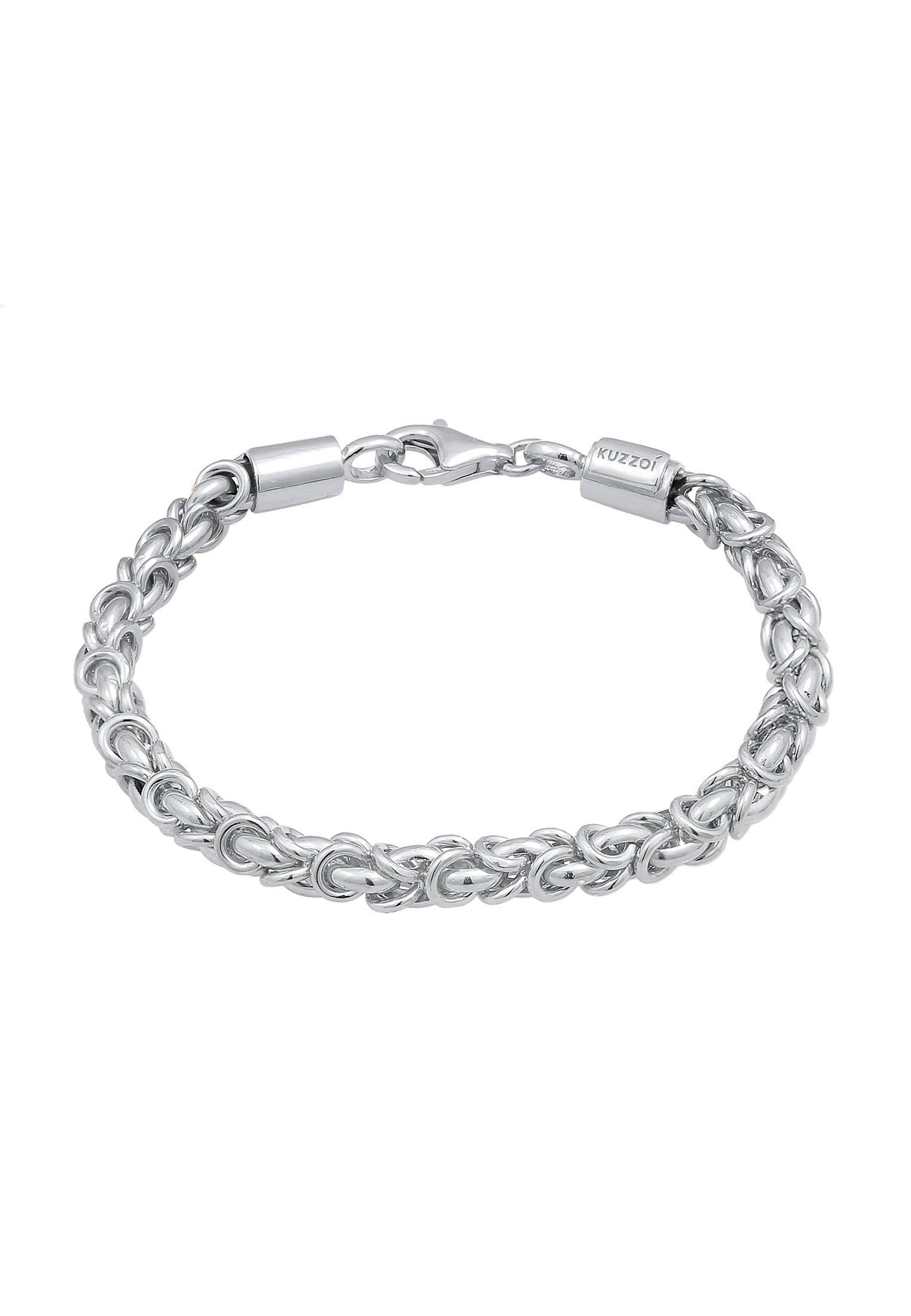 Armband Königskette Klassik 925 Silber Damen Silber 23cm von Kuzzoi