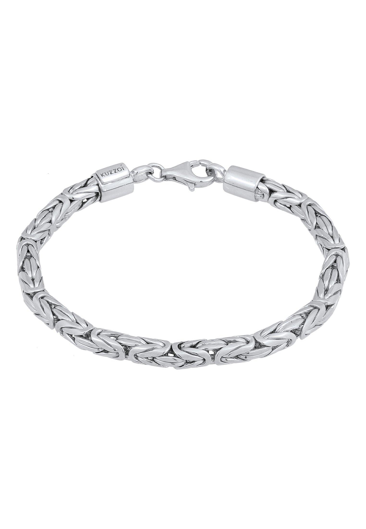Armband Königskette Rund 925 Silber Damen Silber 19cm von Kuzzoi