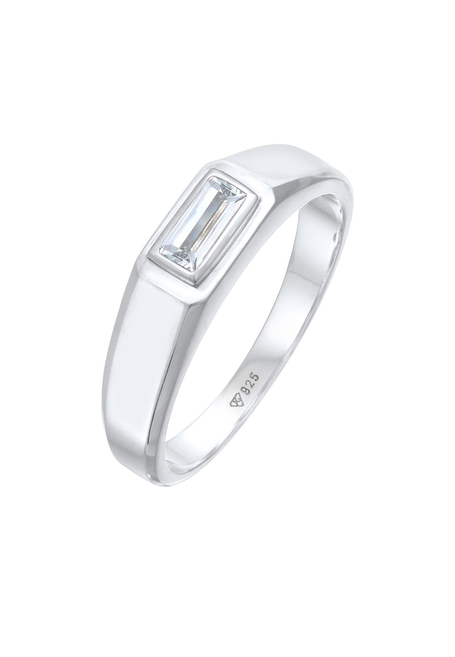 Ring Topas Schlicht Elegant 925 Silber Damen Silber 62mm von Kuzzoi