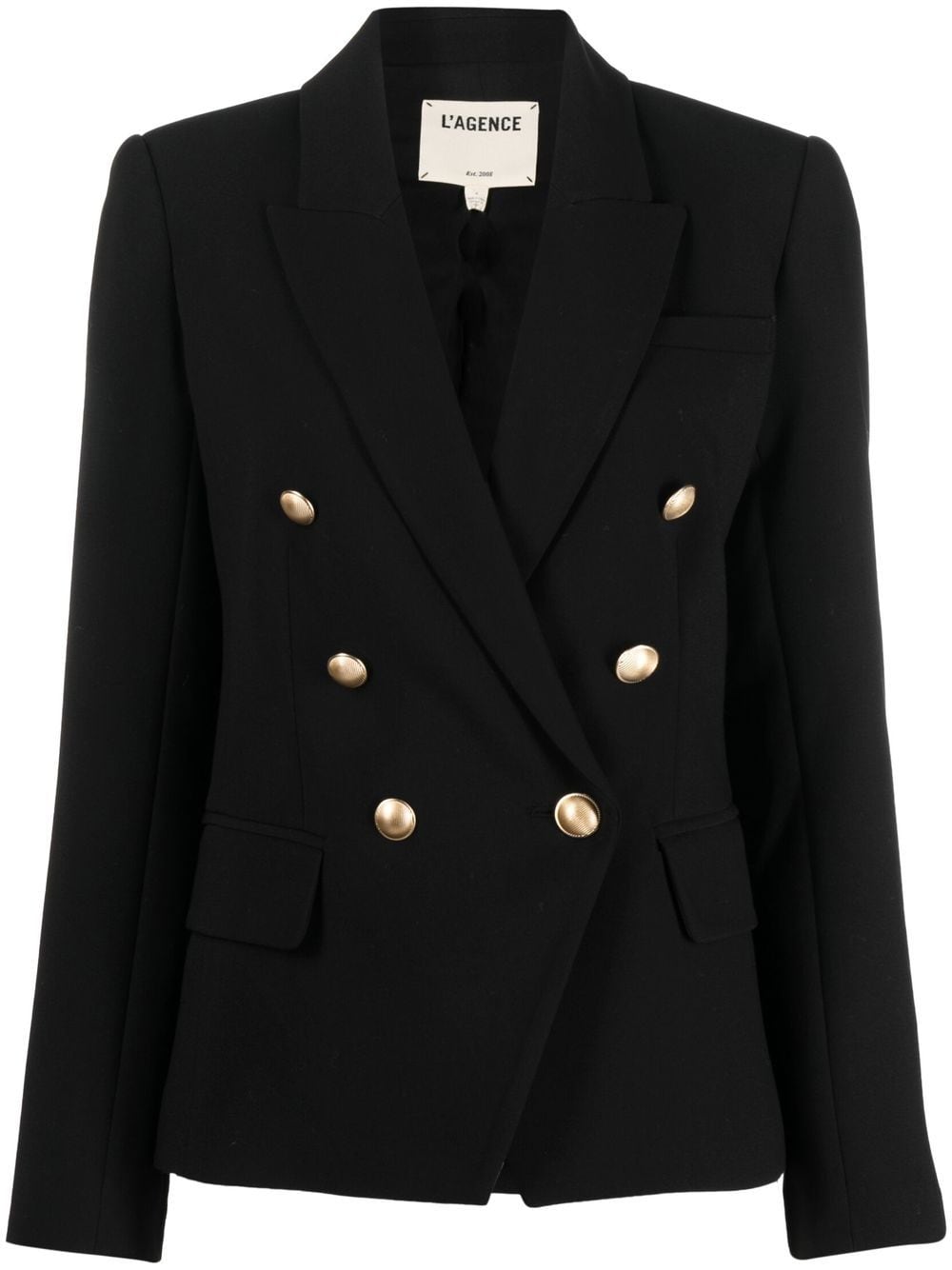 L'Agence double-breasted blazer - Black von L'Agence