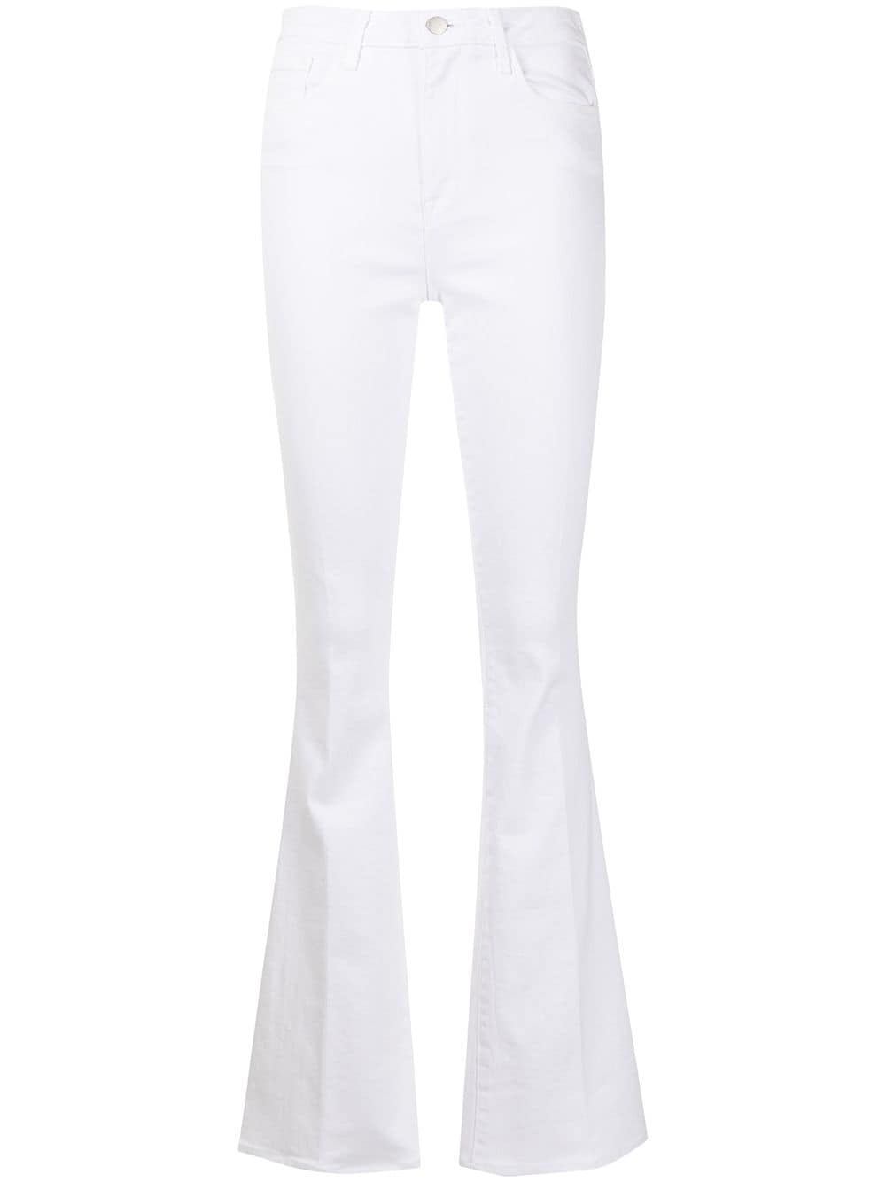 L'Agence high-rise flared jeans - White von L'Agence