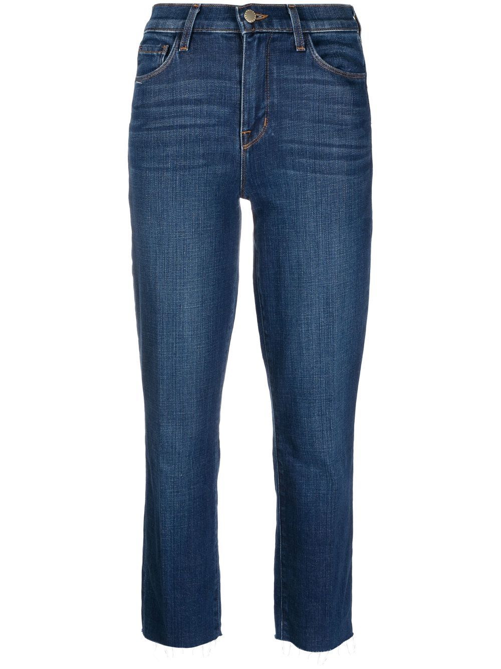 L'Agence high-rise straight-leg jeans - Blue von L'Agence