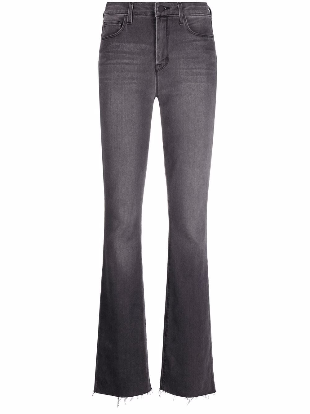 L'Agence mid-rise flared-leg denim jeans - Grey von L'Agence
