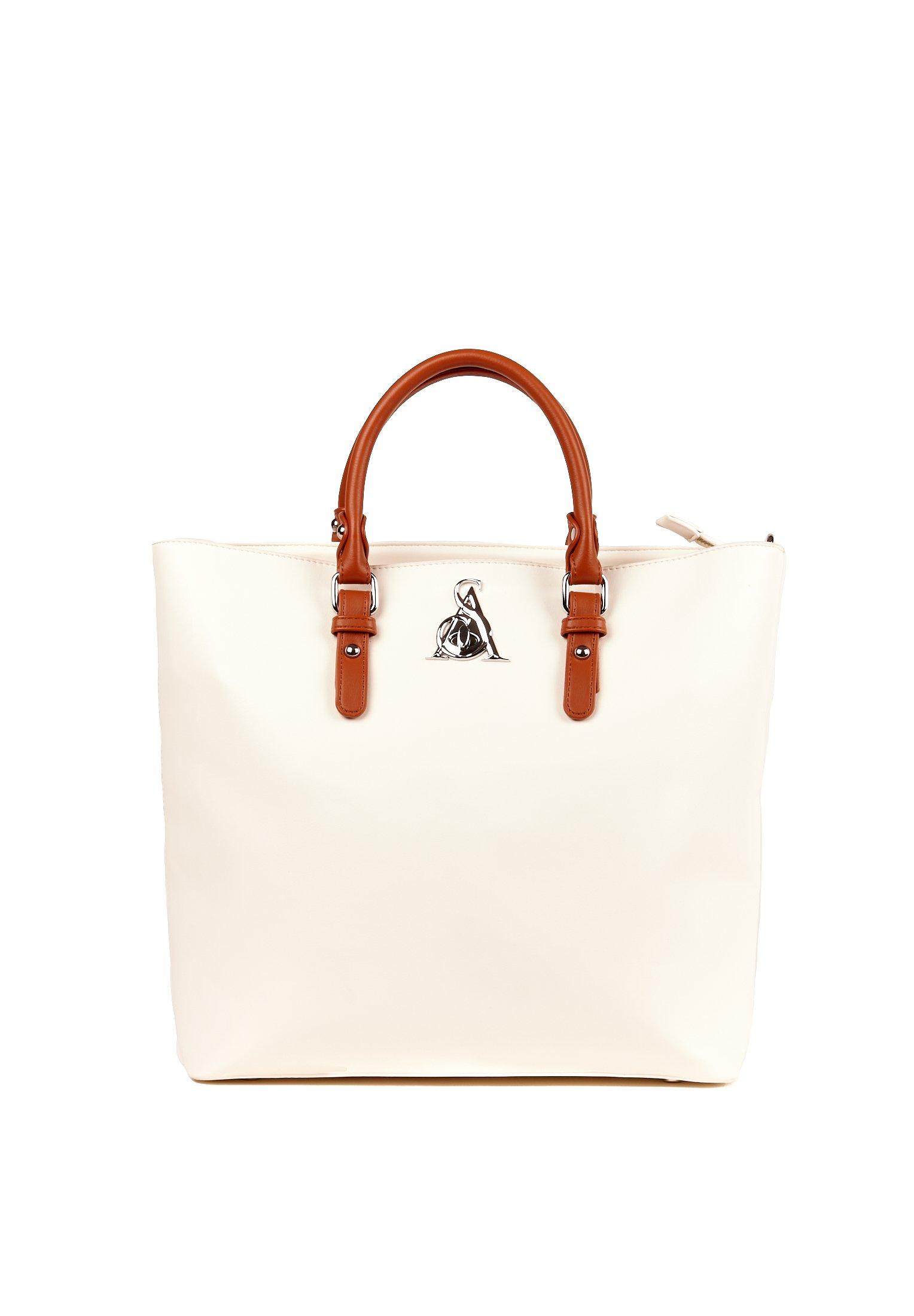 Shopper Tasche Brenda Damen Weiss ONE SIZE von L'Atelier Du Sac