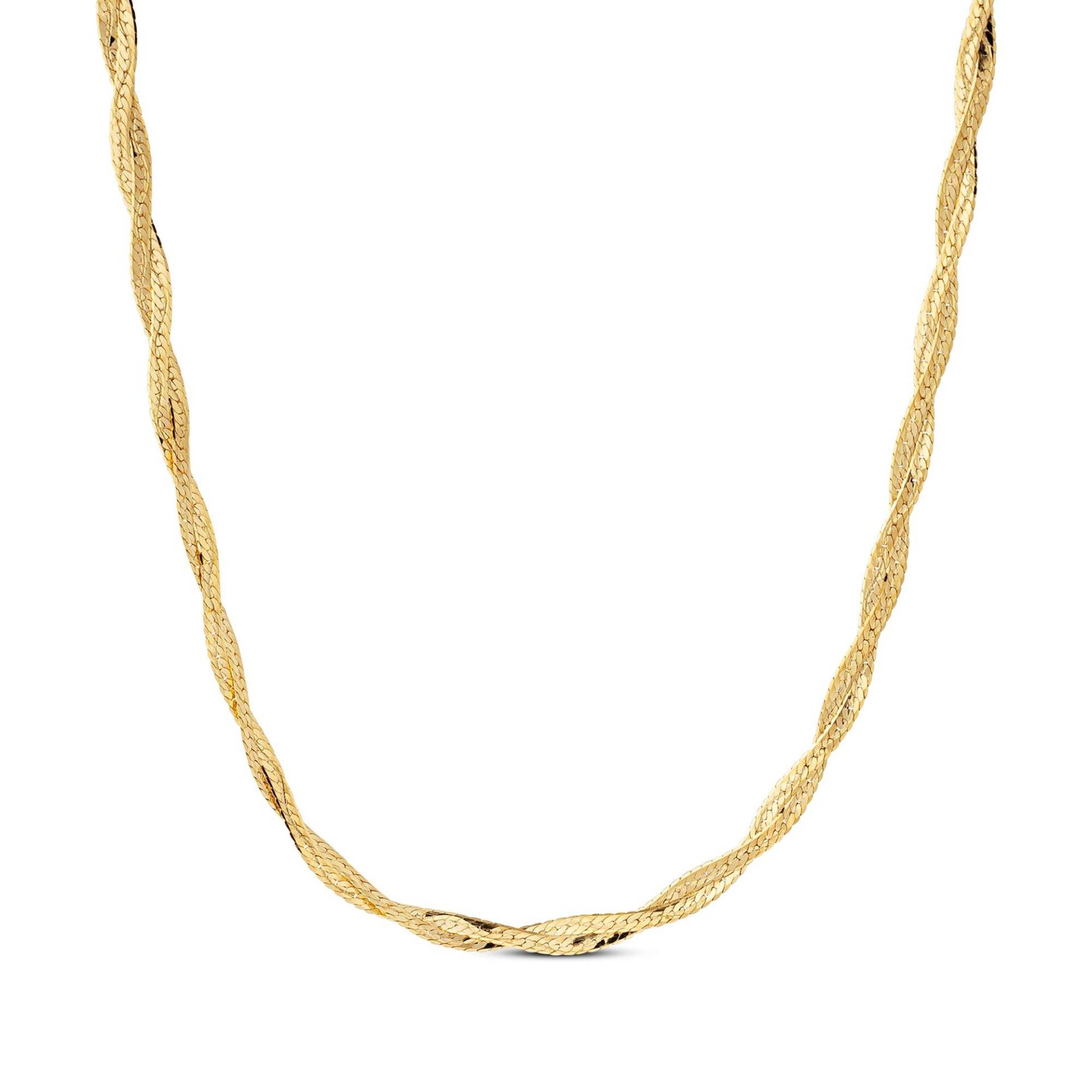 Halskette Damen Gelbgold 45cm von L' Atelier Gold 18 Karat by Manor