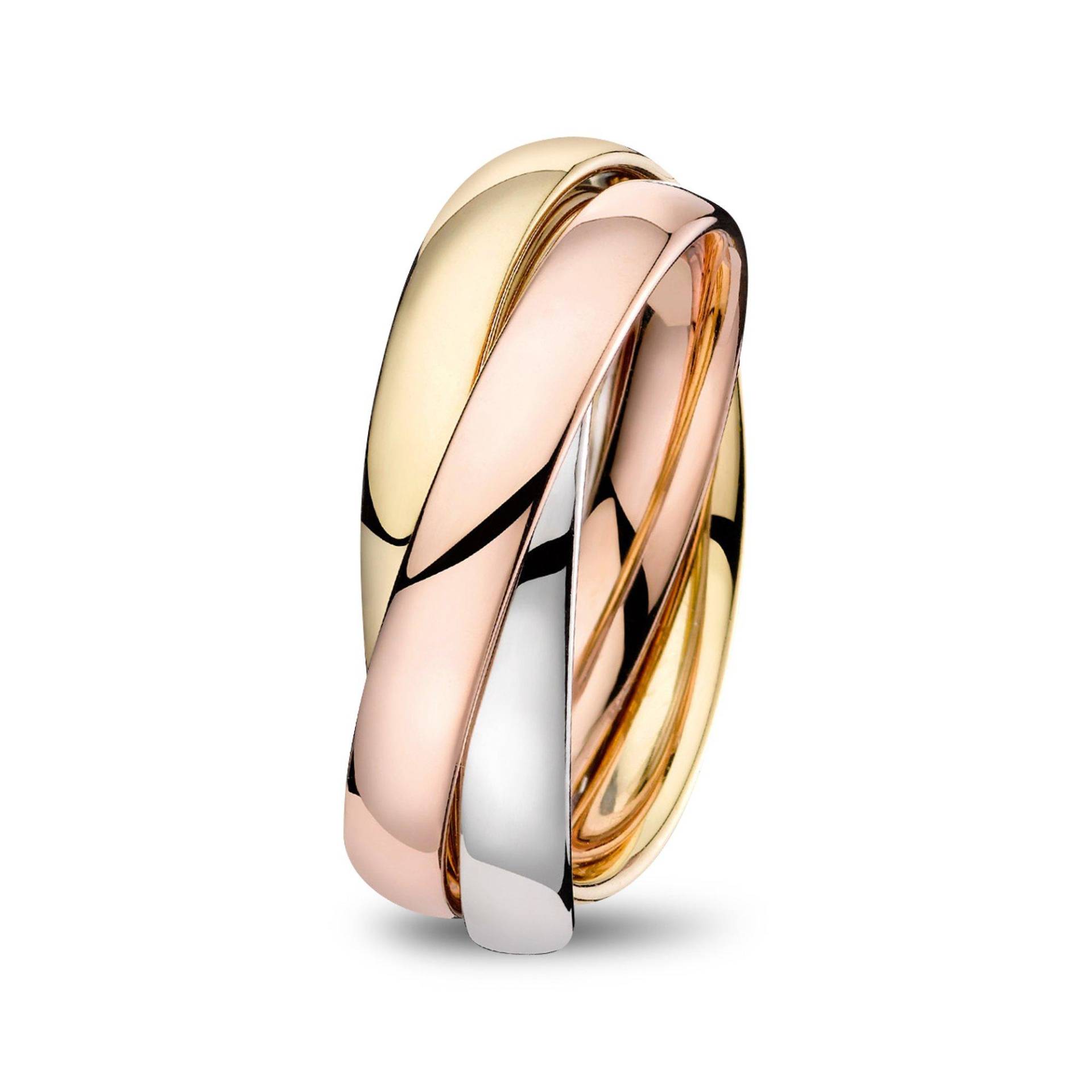 Ring Damen Dreifarbig 56 von L' Atelier Gold 18 Karat by Manor