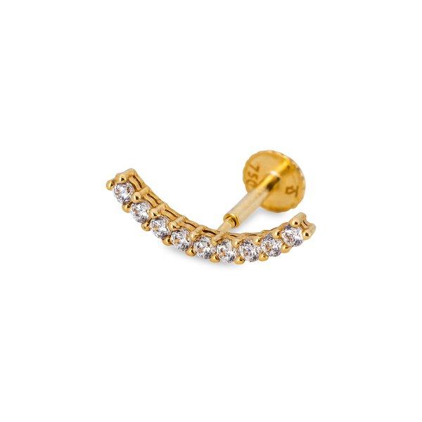 Ohrenpiercing Damen Gelbgold ONE SIZE von L' Atelier Gold 18 Karat by Manor