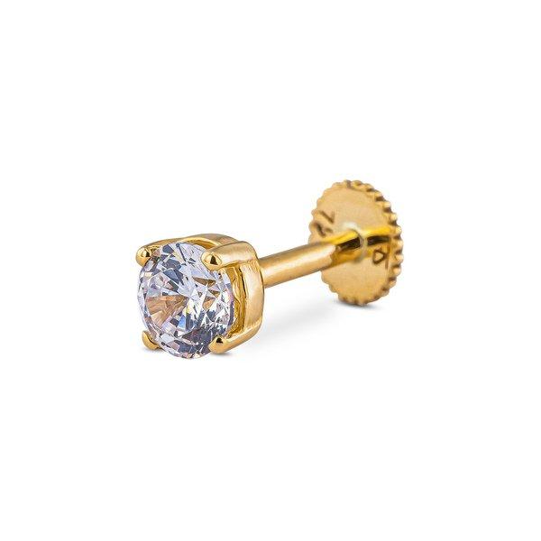 Ohrenpiercing Damen Gelbgold ONE SIZE von L' Atelier Gold 18 Karat by Manor