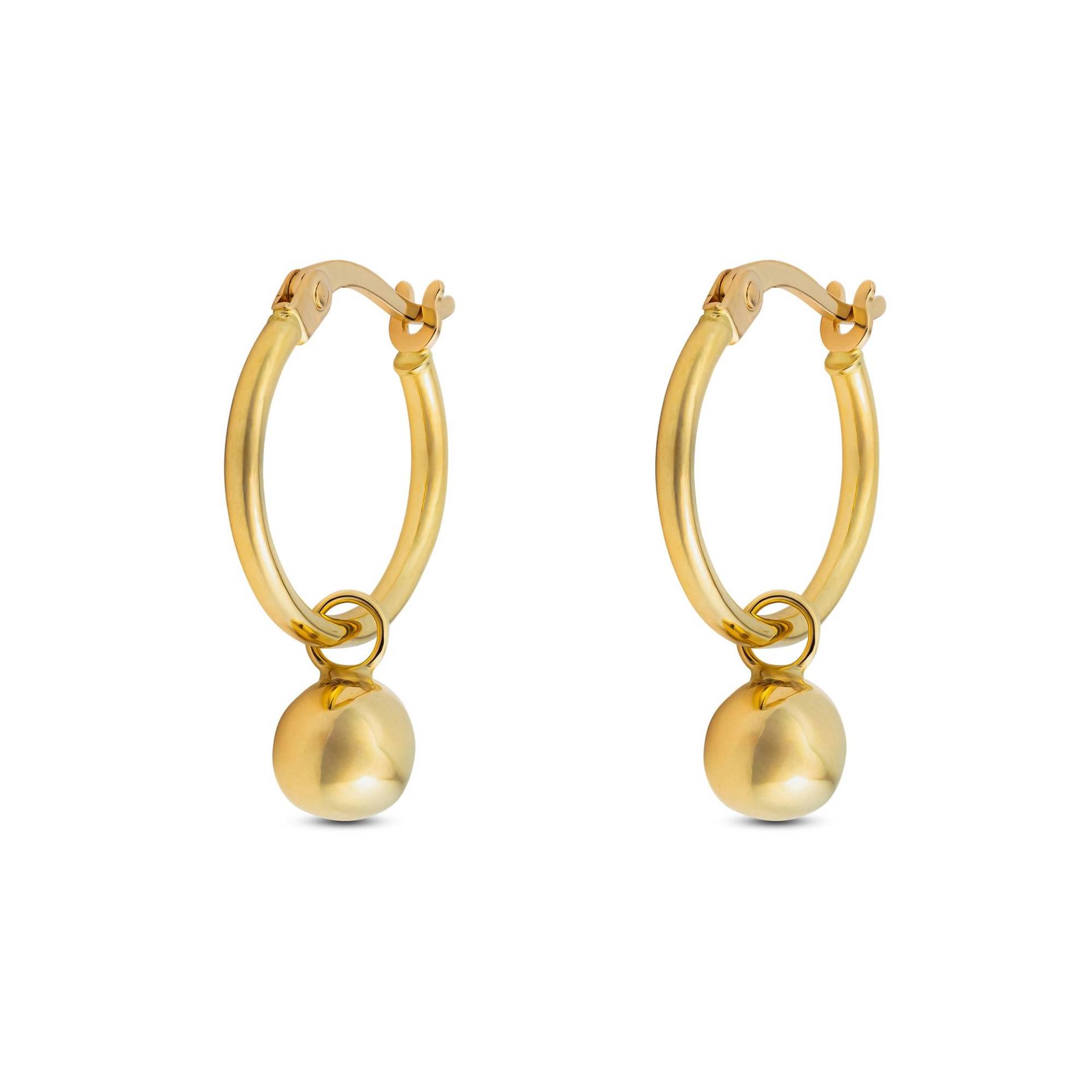 Ohrringe Damen Gelbgold ONE SIZE von L' Atelier Gold 18 Karat by Manor
