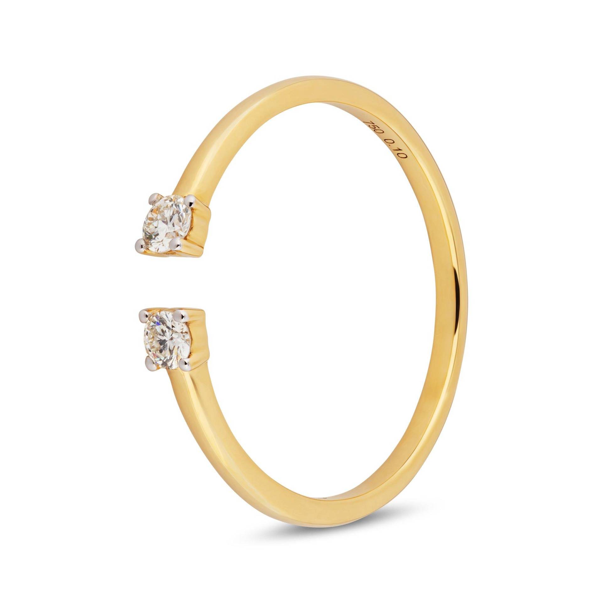 Ring Damen Gelbgold 54 von L' Atelier Gold 18 Karat by Manor