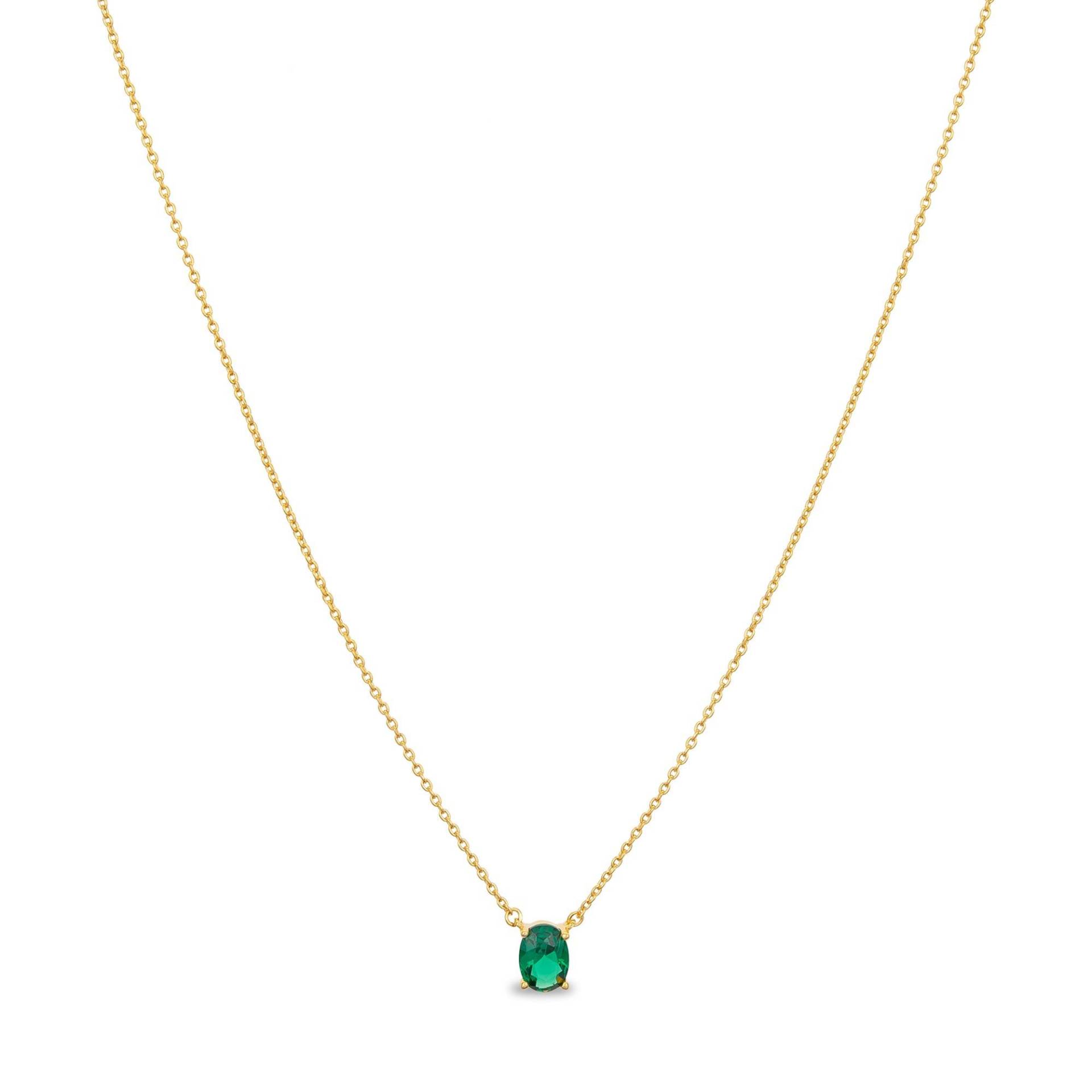 Halskette Damen Goldfarben 45cm von L'Atelier Sterling Silver 925