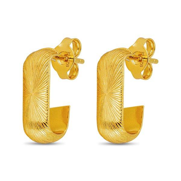 Ohrringe Damen Goldfarben ONE SIZE von L'Atelier Sterling Silver 925