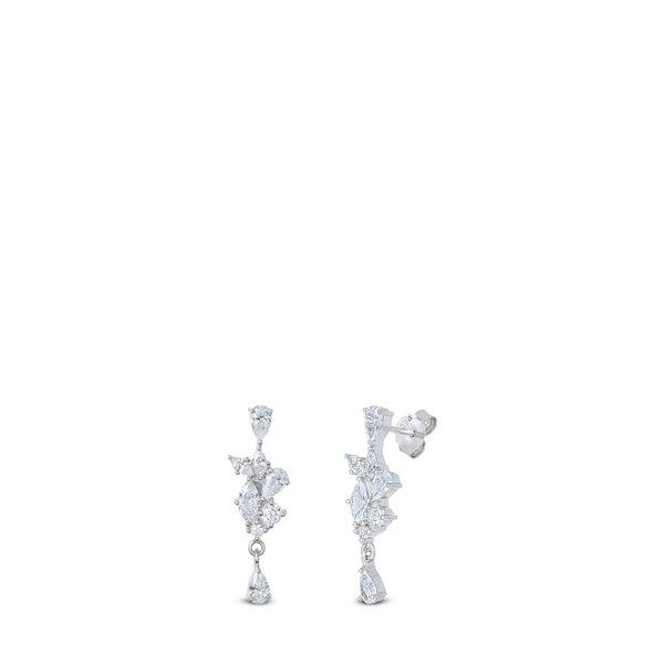 Ohrstecker Damen Silber ONE SIZE von L'Atelier Sterling Silver 925