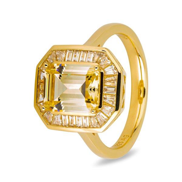 Ring Damen Goldfarben 56 von L'Atelier Sterling Silver 925