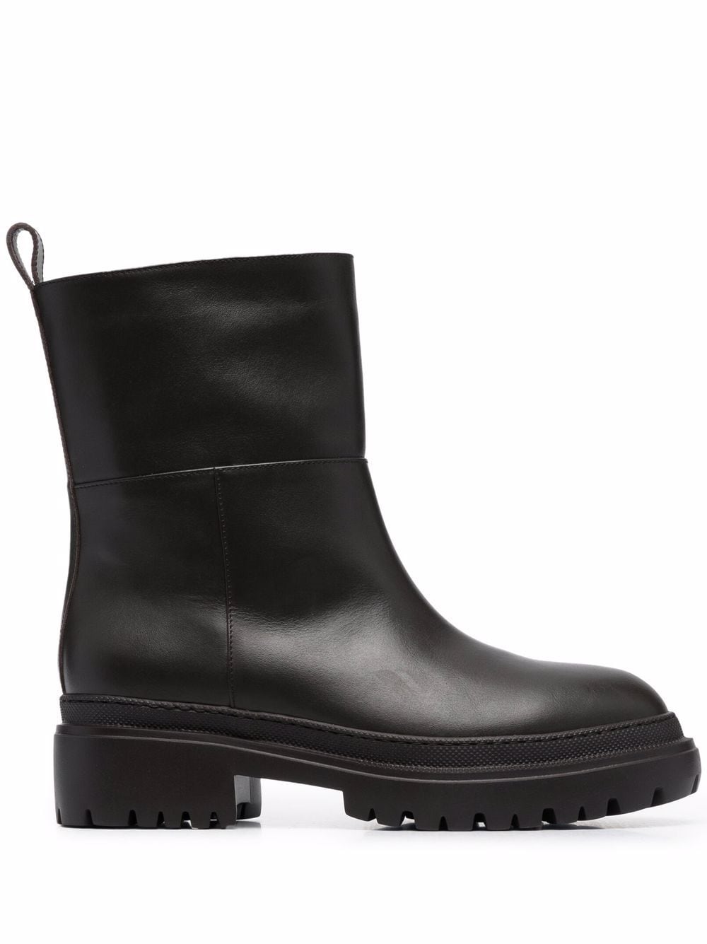 L'Autre Chose ankle leather boots - Brown von L'Autre Chose