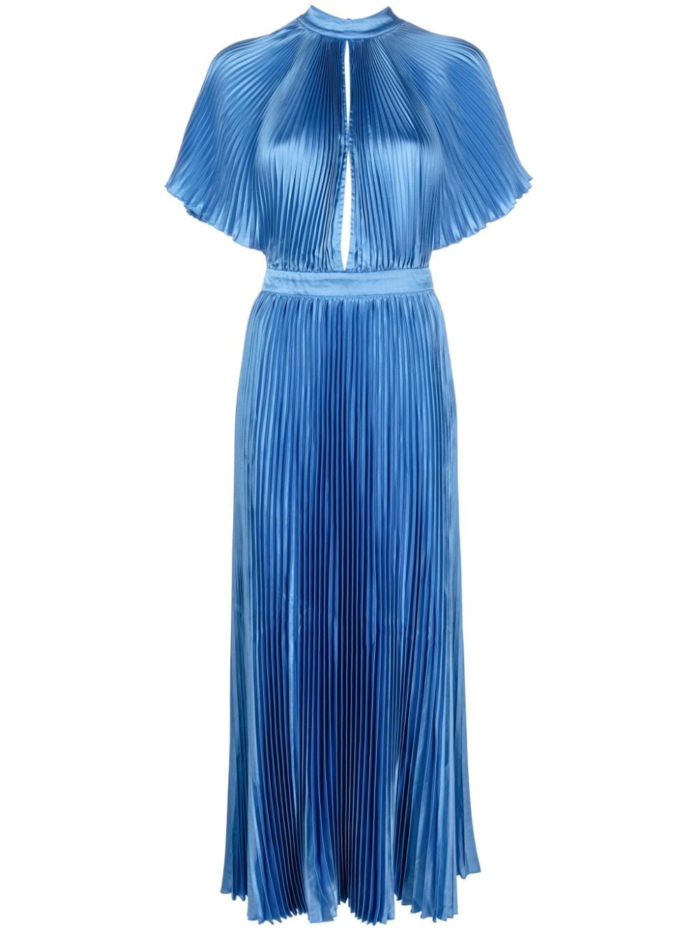 L'IDÉE Elite pleated maxi dress - Blue von L'IDÉE