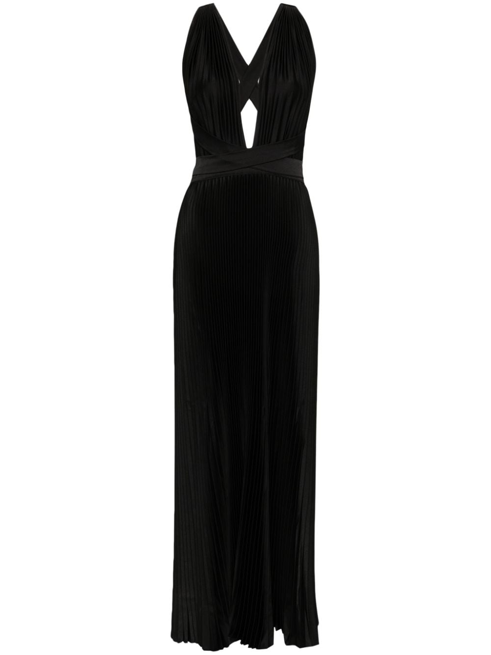 L'IDÉE Moderniste full-length gown - Black von L'IDÉE