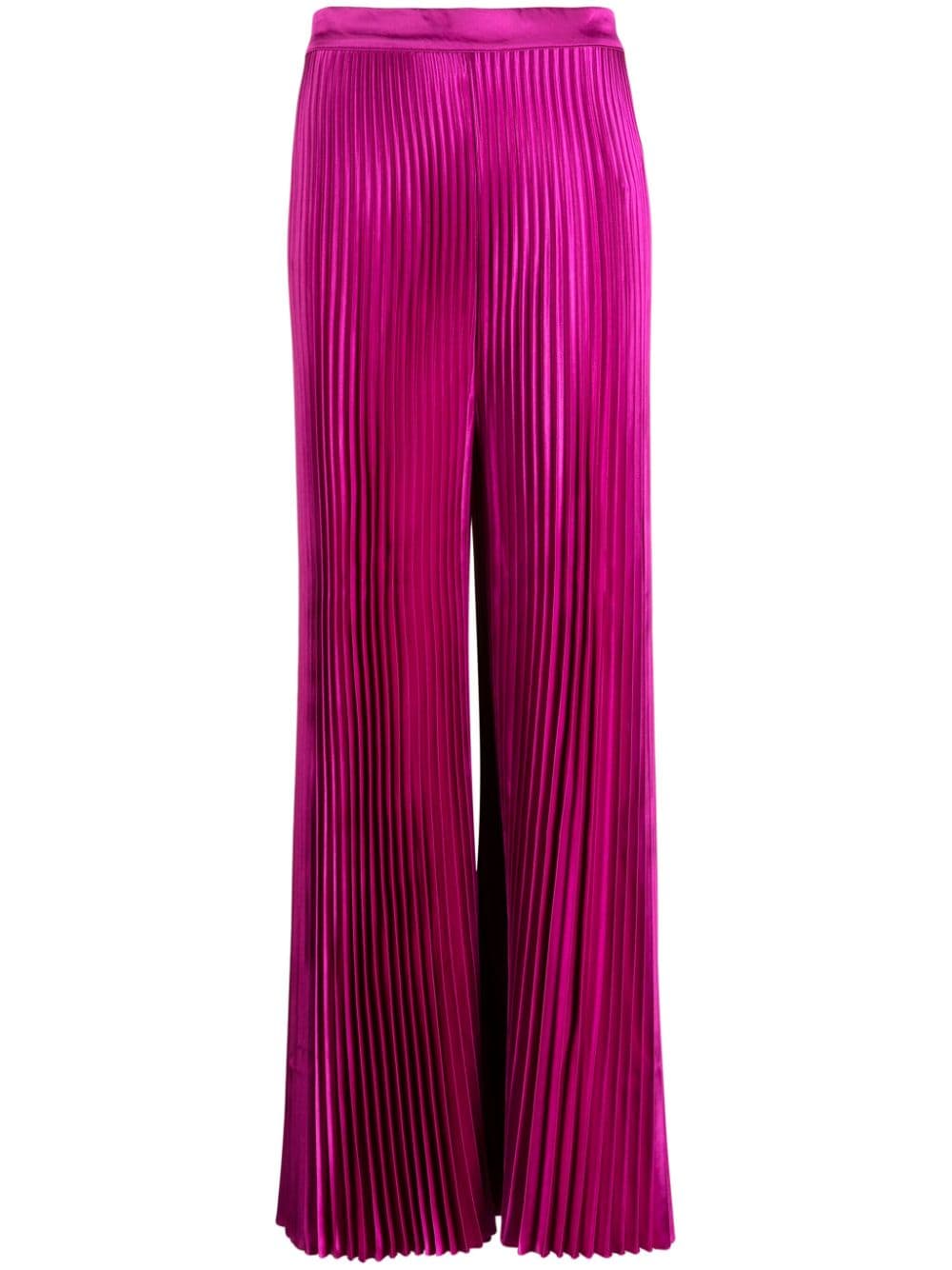 L'IDÉE pleated wide-leg trousers - Purple von L'IDÉE