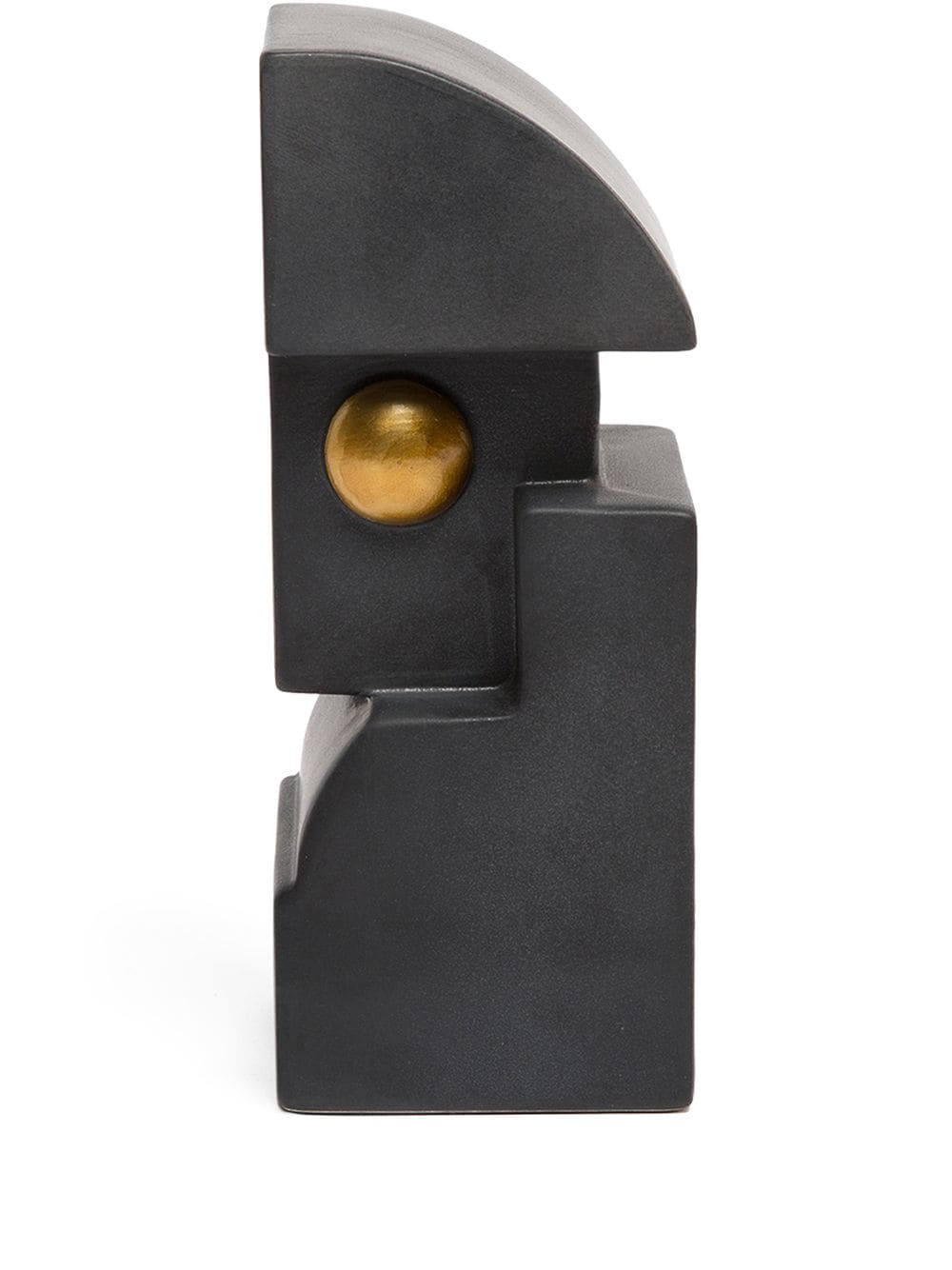 L'Objet Cubisme single bookend - Black von L'Objet