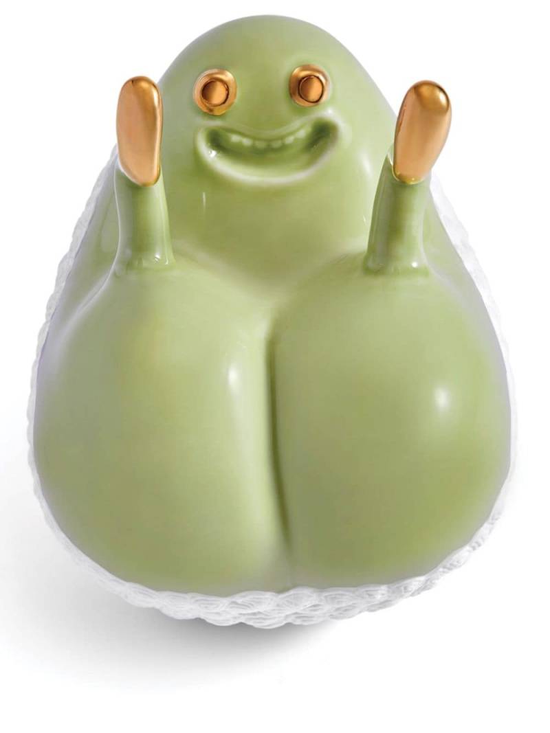 L'Objet Haas Butts Up porcelain box - Green von L'Objet