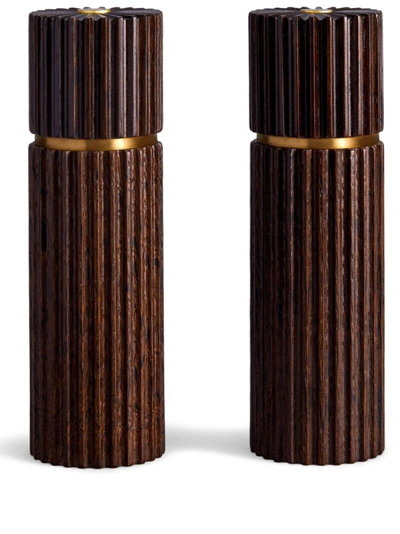 L'Objet Ionic wood salt and pepper mill - Brown von L'Objet