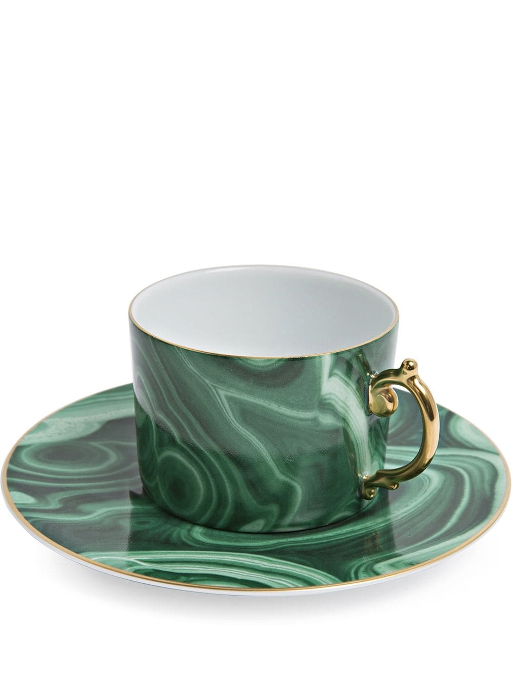 L'Objet Malachite tea cup set - Green von L'Objet