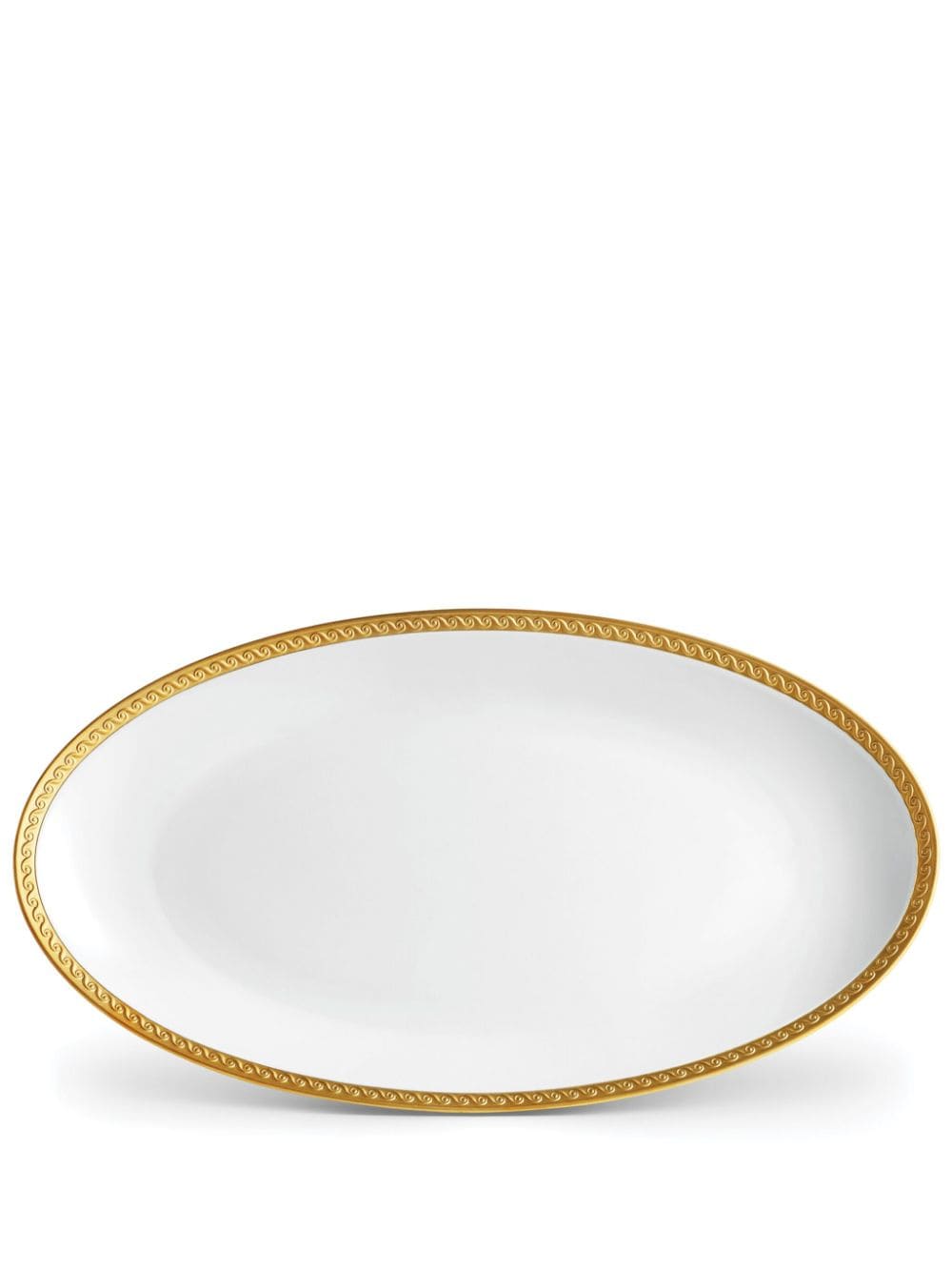 L'Objet Neptune large oval platter - White von L'Objet