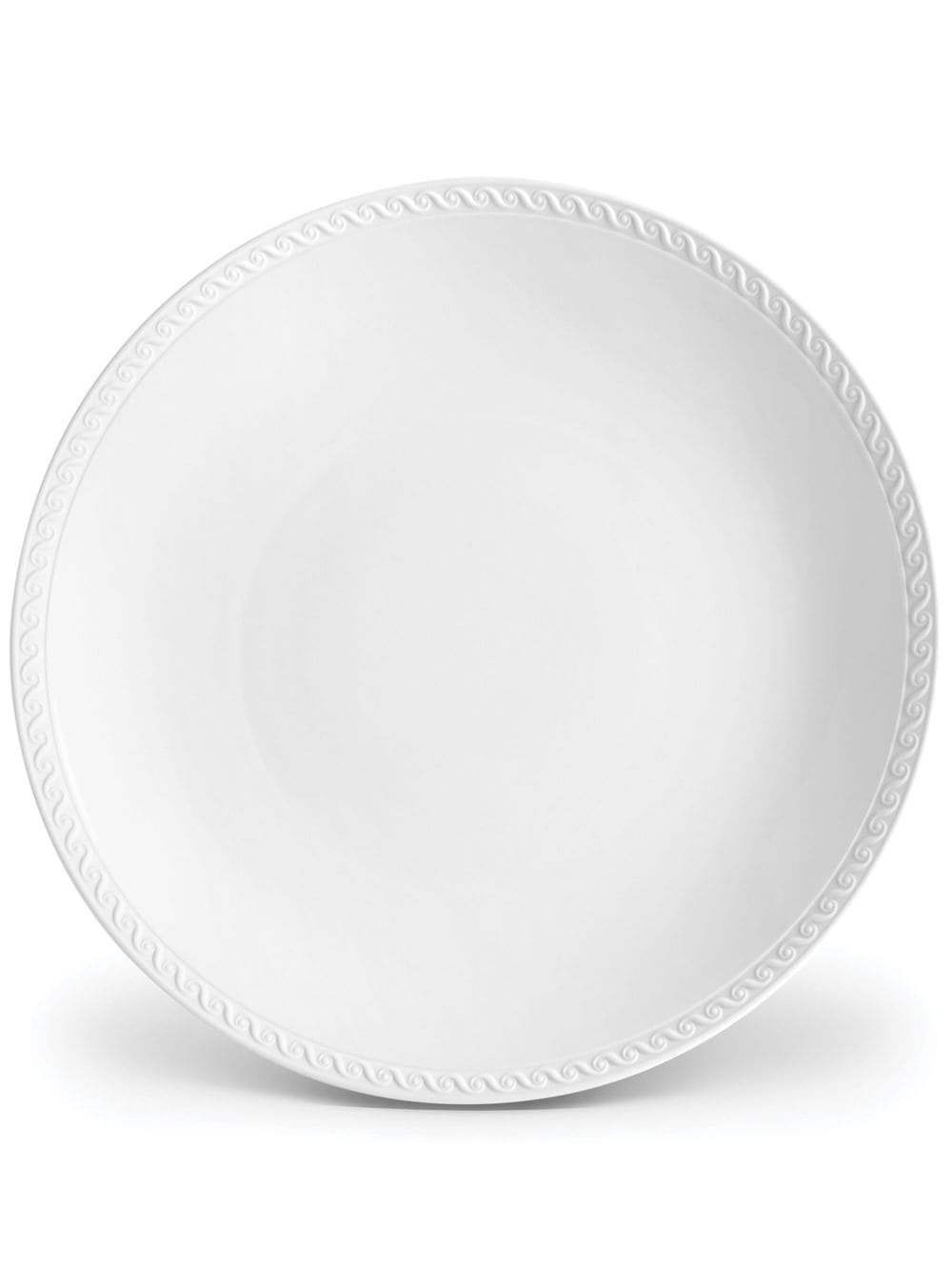 L'Objet Neptune porcelain charger plate - White von L'Objet