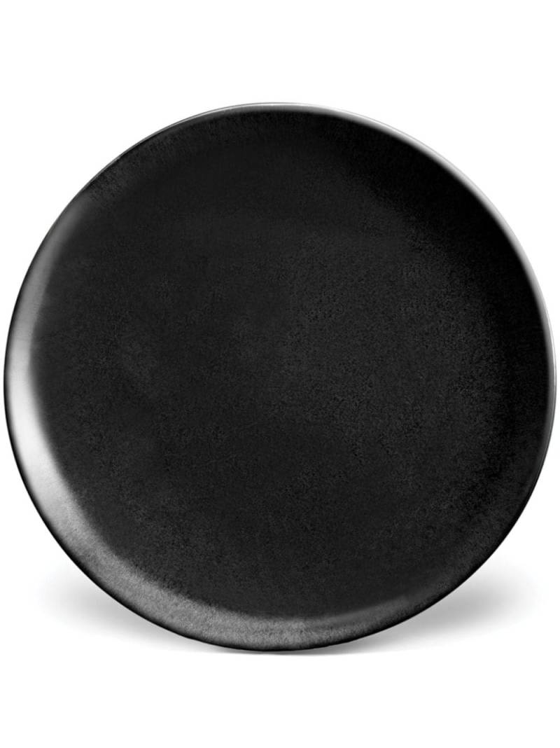 L'Objet Terra porcelain dessert plate (22cm) - Black von L'Objet