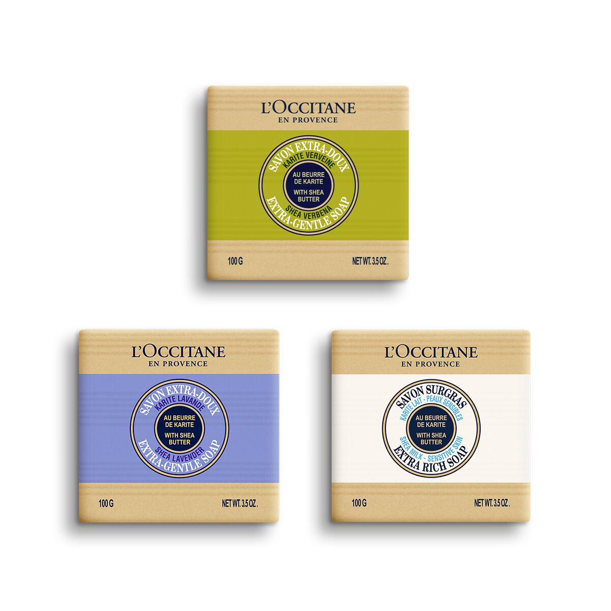 Trio de Savons Extra-doux au Karité - L'Occitane en Provence von L'Occitane en Provence