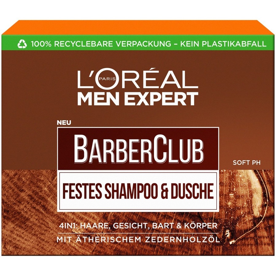 L´OrÉal Men Expert  L´OrÉal Men Expert Barber Club Festes haarshampoo 80.0 g von L´OrÉal Men Expert