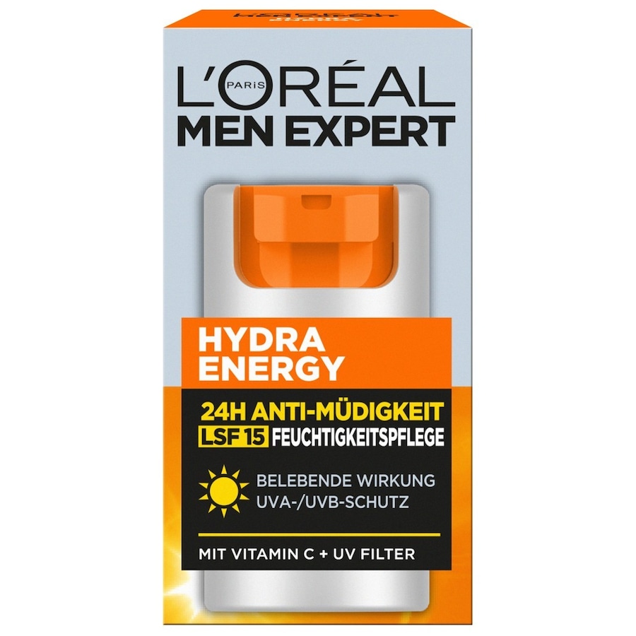 L´OrÉal Men Expert  L´OrÉal Men Expert Hydra Energy 24H Anti-Müdigkeit Feuchtigkeitspflege mit LSF15 gesichtsgel 50.0 ml von L´OrÉal Men Expert