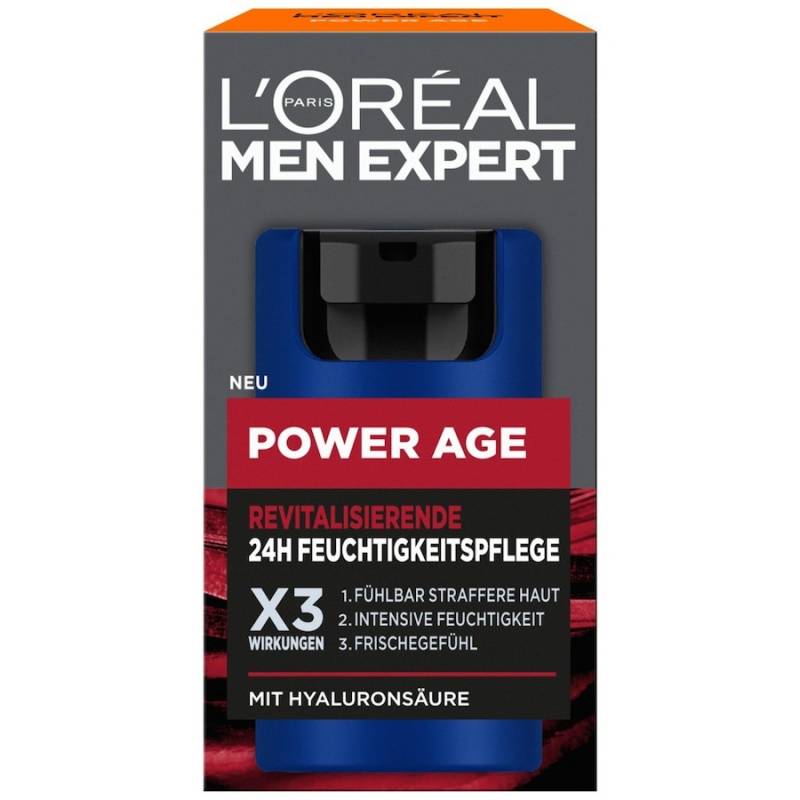 L´OrÉal Men Expert  L´OrÉal Men Expert Power Age Revitalisierende 24H Feuchtigkeitspflege gesichtsgel 50.0 ml von L´OrÉal Men Expert