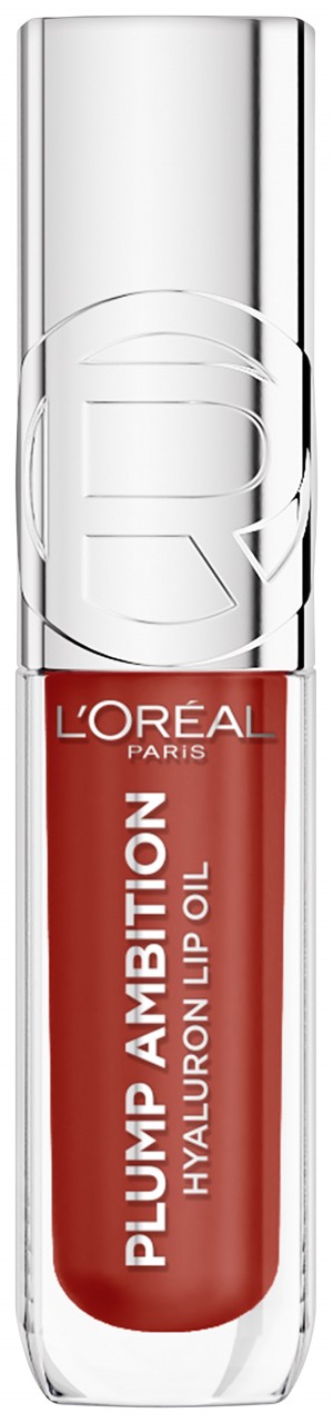 L'Oreal Cosmetics - Plump Ambition Hyaluron Lip Oil 485 Wine O Clock von L'Oréal Paris