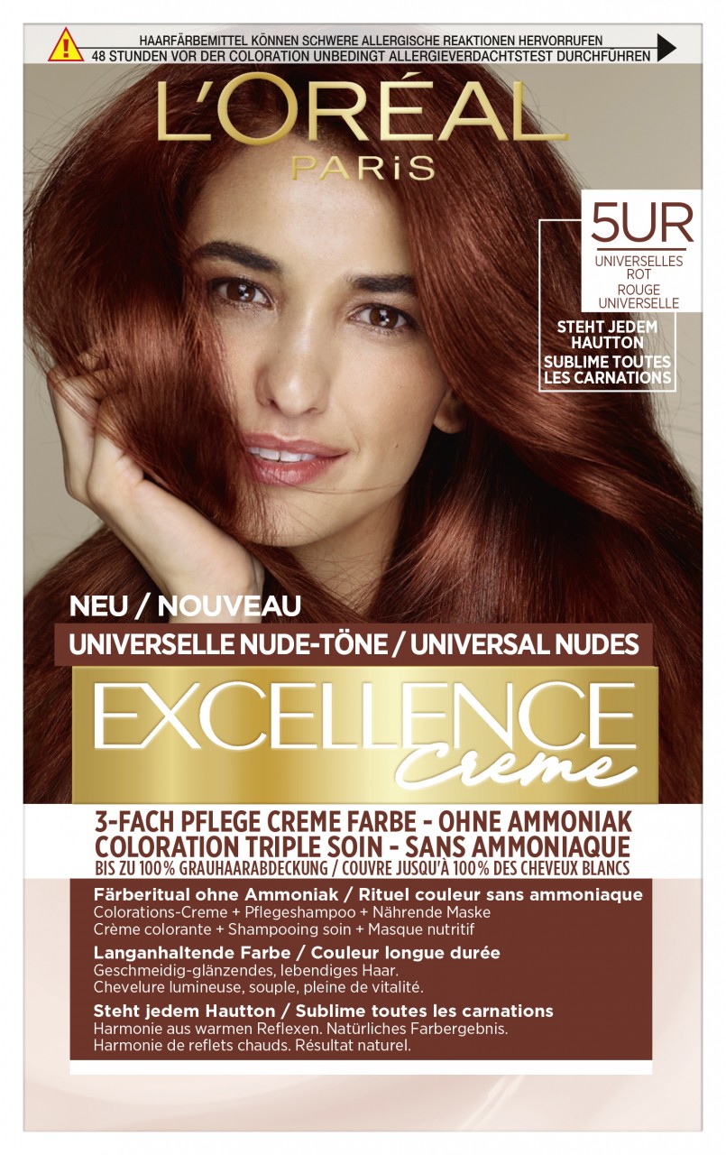 L'Oréal Excellence Color - Excellence Universale Nude-Töne 5UR Universelles Rot von L'Oréal Paris