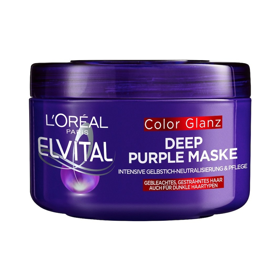 L’Oréal Paris Elvital L’Oréal Paris Elvital Color Glanz Deep Purple Mask haarbalsam 250.0 ml L’Oréal Paris Elvital L’Oréal Paris Elvital Color Glanz Deep Purple Mask haarbalsam 250.0 ml von L’Oréal Paris