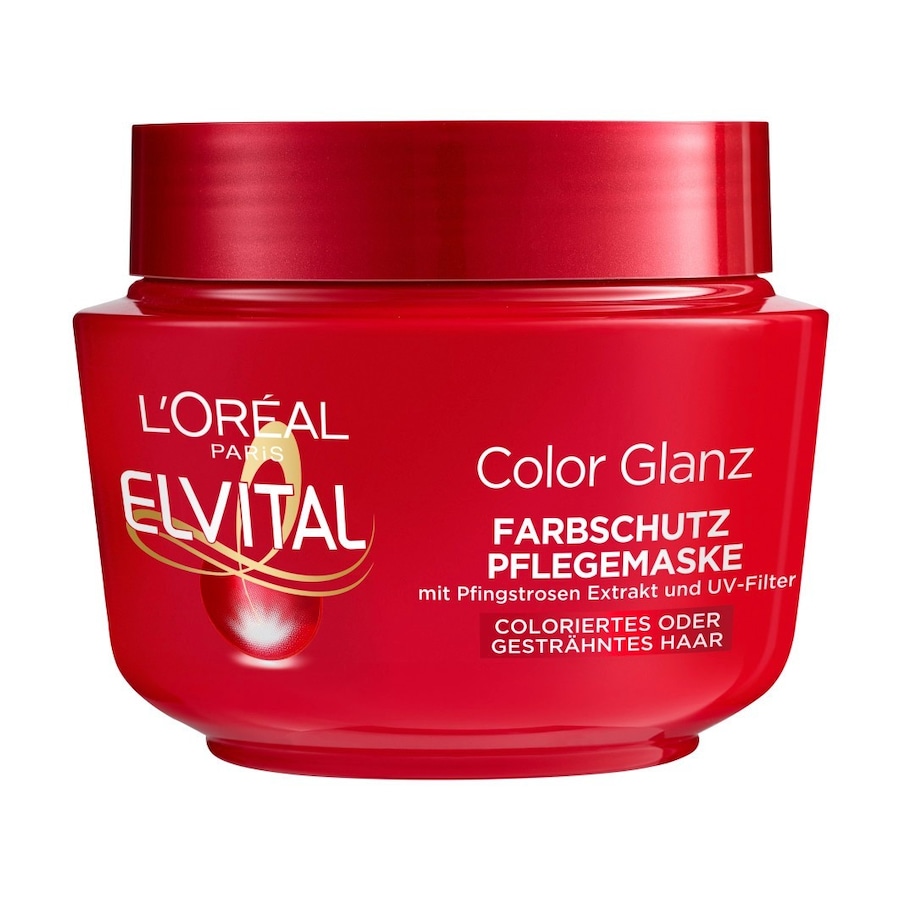 L’Oréal Paris Elvital L’Oréal Paris Elvital Color Glanz Farbschutz Pflegemaske haarkur 300.0 ml von L’Oréal Paris