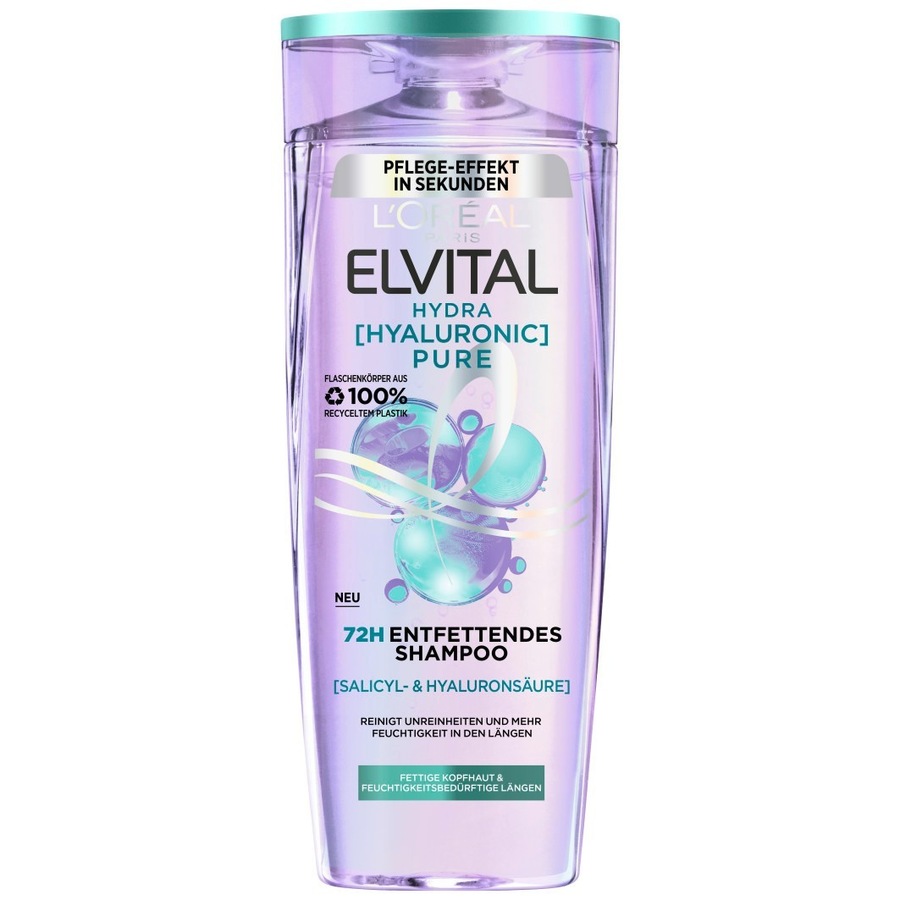 L’Oréal Paris Elvital L’Oréal Paris Elvital Hydra Hyaluronic Pure haarshampoo 300.0 ml L’Oréal Paris Elvital L’Oréal Paris Elvital Hydra Hyaluronic Pure haarshampoo 300.0 ml von L’Oréal Paris