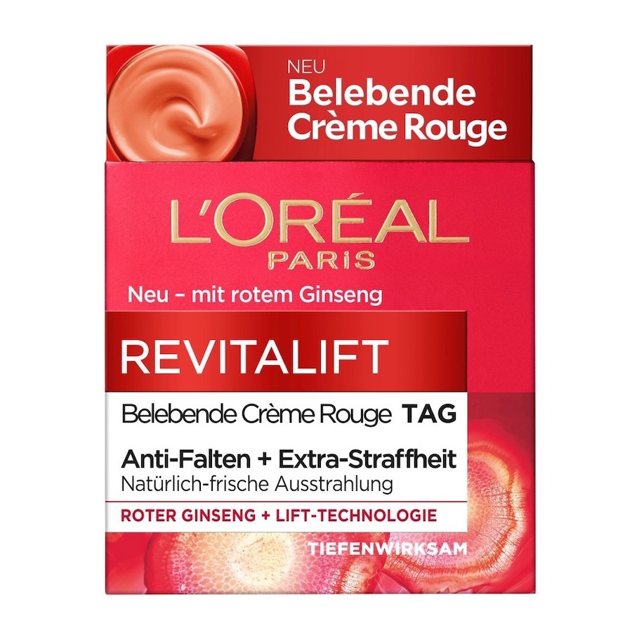 L’Oréal Paris Revitalift L’Oréal Paris Revitalift Creme Rouge mit rotem Ginseng tagescreme 50.0 ml L’Oréal Paris Revitalift L’Oréal Paris Revitalift Creme Rouge mit rotem Ginseng tagescreme 50.0 ml von L’Oréal Paris