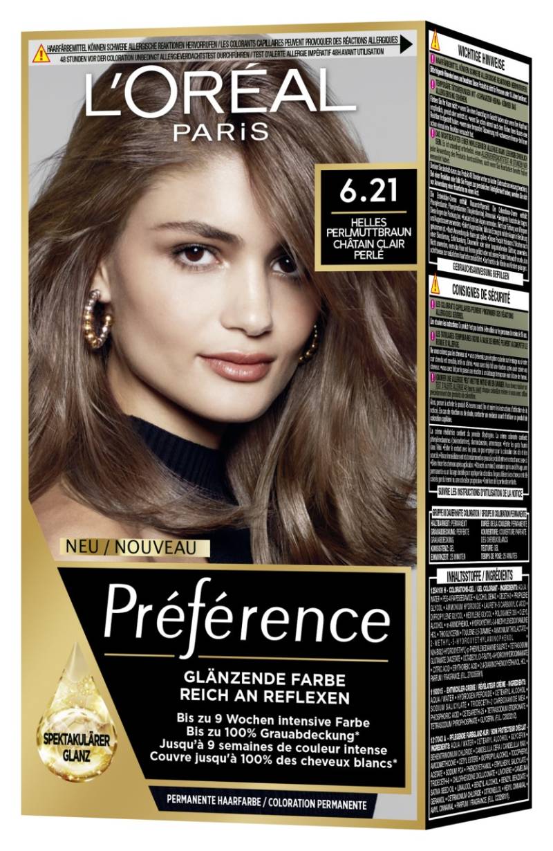 L'Oreal Preference - Préférence 6.21 Helles Perlmuttbraun von L'Oréal Paris