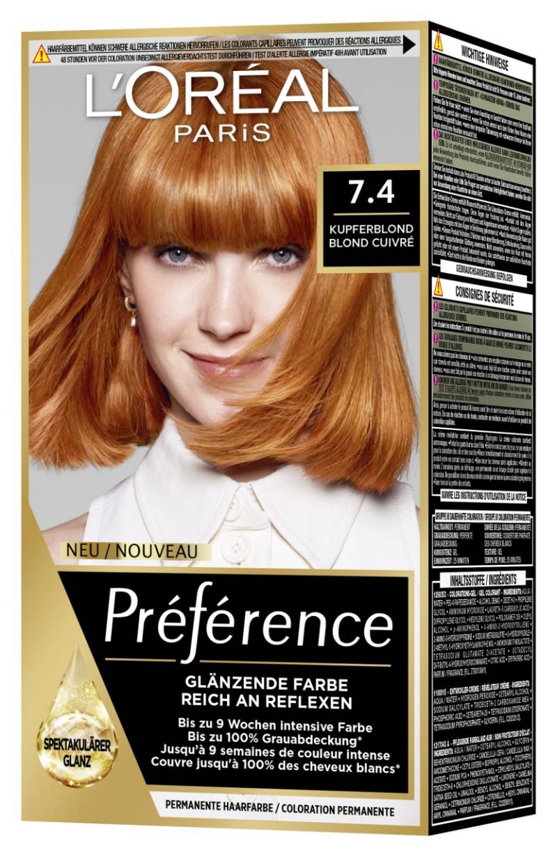 L'Oreal Preference - Préférence 7.4 Kupferblond von L'Oréal Paris