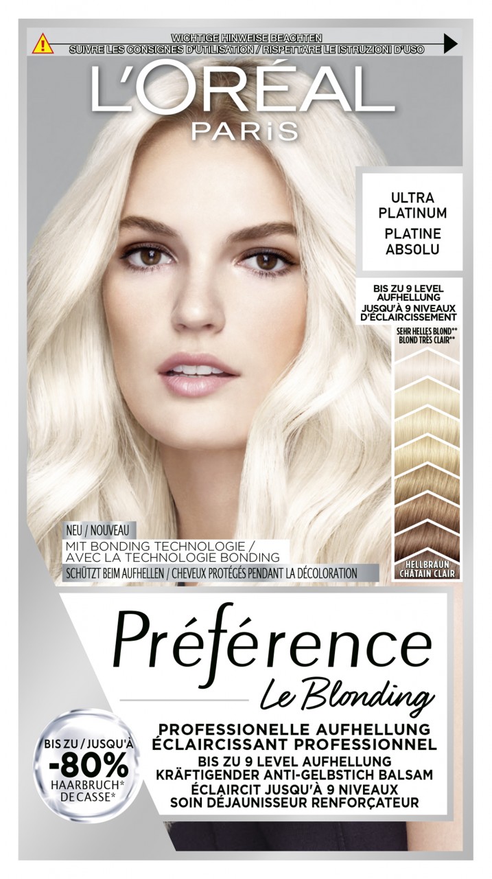 L'Oreal Preference - Préférence Le Blonding 9l Ultra Platinum Absolu L'Oreal Preference - Préférence Le Blonding 9l Ultra Platinum Absolu von L'Oréal Paris