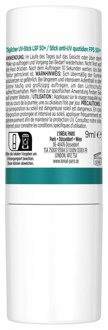 L'Oreal Skincare - Bright Reveal Täglicher Uv Stick Lsf 50+ L'Oreal Skincare - Bright Reveal Täglicher Uv Stick Lsf 50+ von L'Oréal Paris