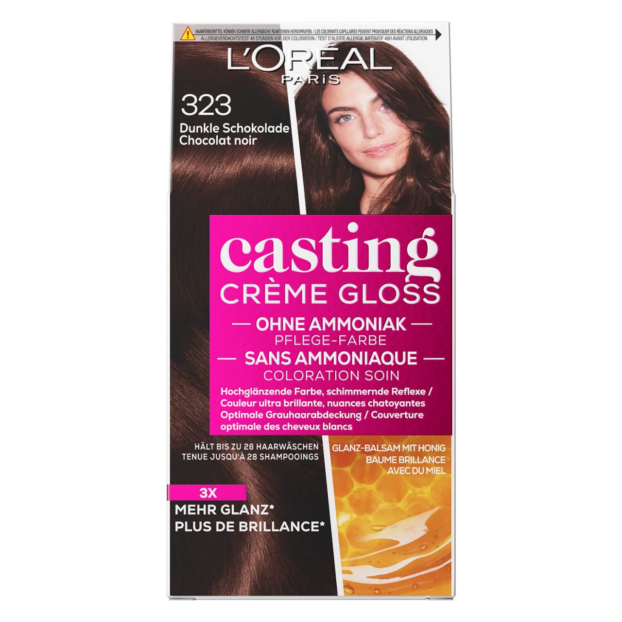 LOréal Casting - Crème Gloss 323 Dunkle Schokolade von L'Oréal Paris