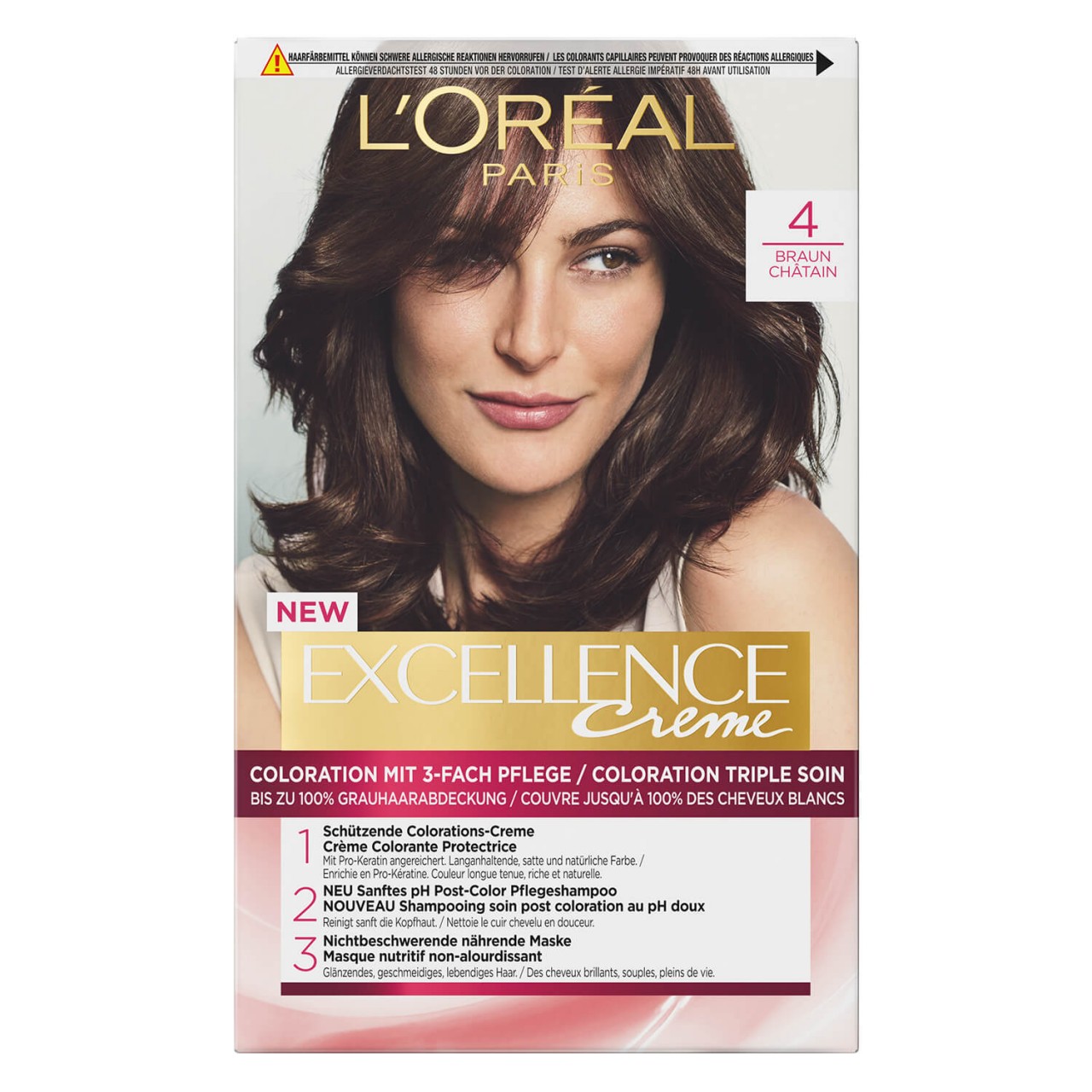 LOréal Excellence Color - Creme 4 Braun von L'Oréal Paris