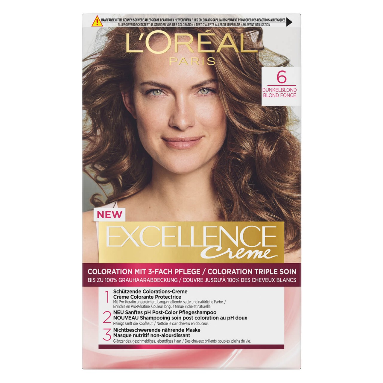 LOréal Excellence Color - Creme 6 Dunkelblond von L'Oréal Paris