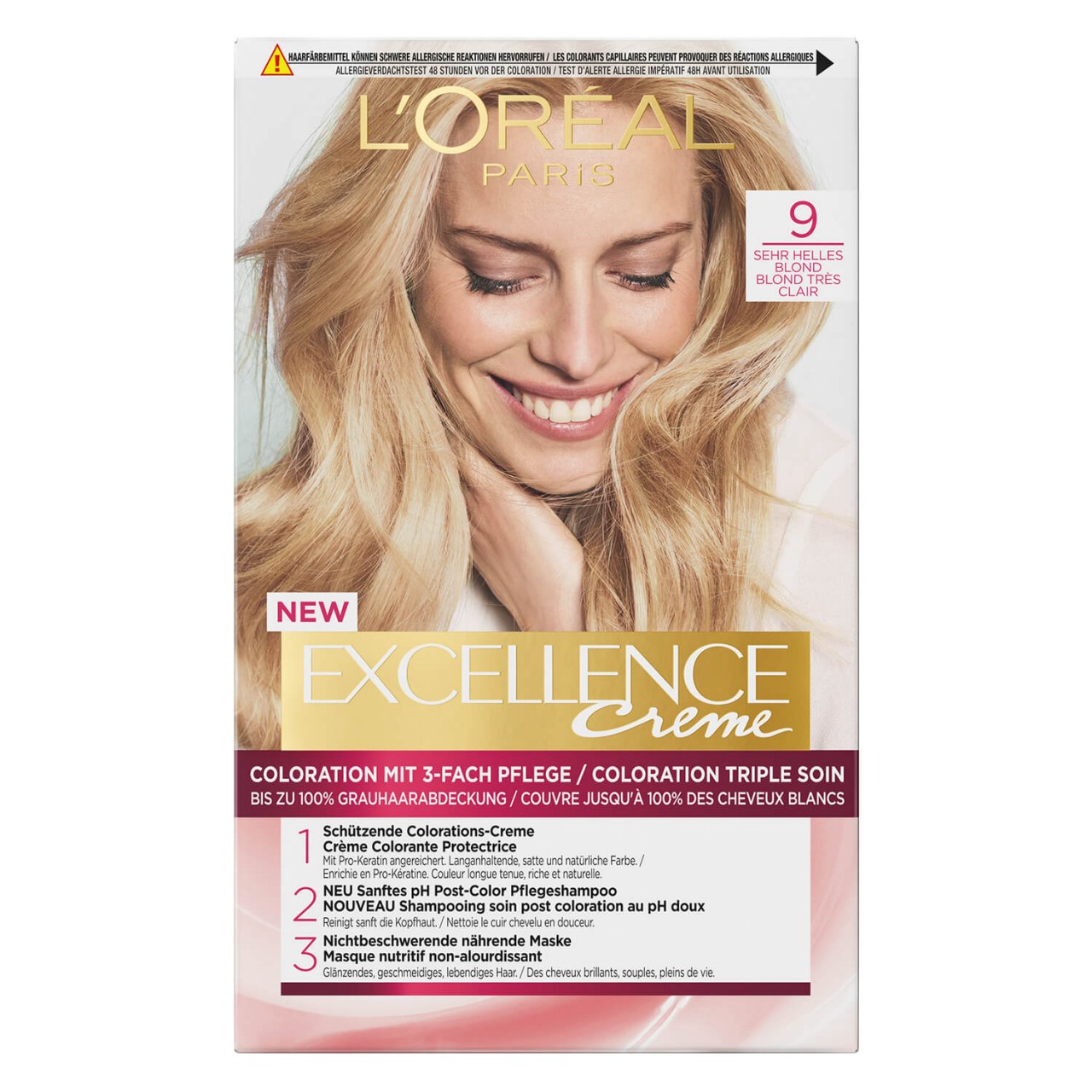 LOréal Excellence Color - Creme 9 Sehr Helles Blond von L'Oréal Paris