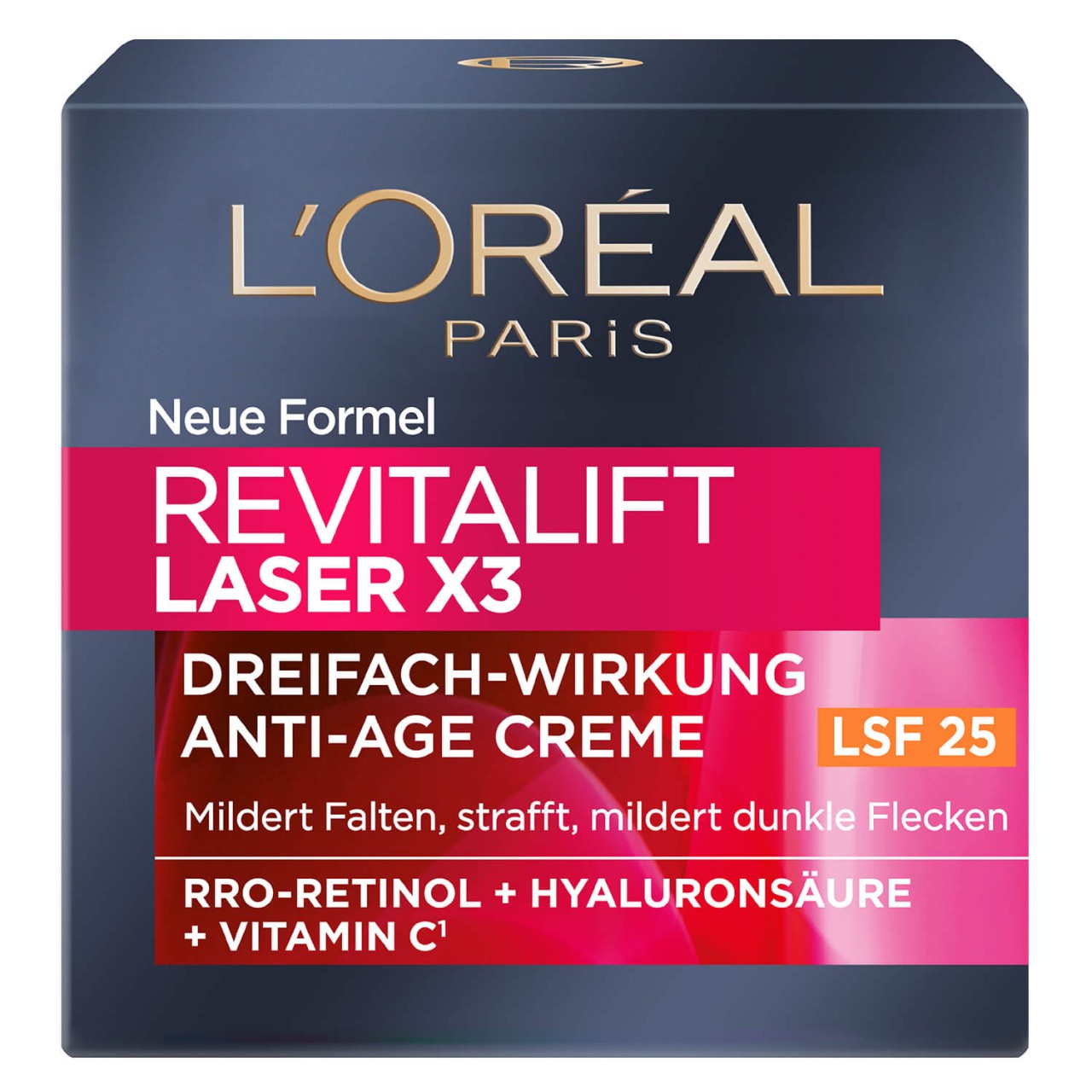 LOréal Skin Expert - Revitalift Laser X3 Dreifach-Wirkung Anti-Age Tagescreme SPF25 von L'Oréal Paris