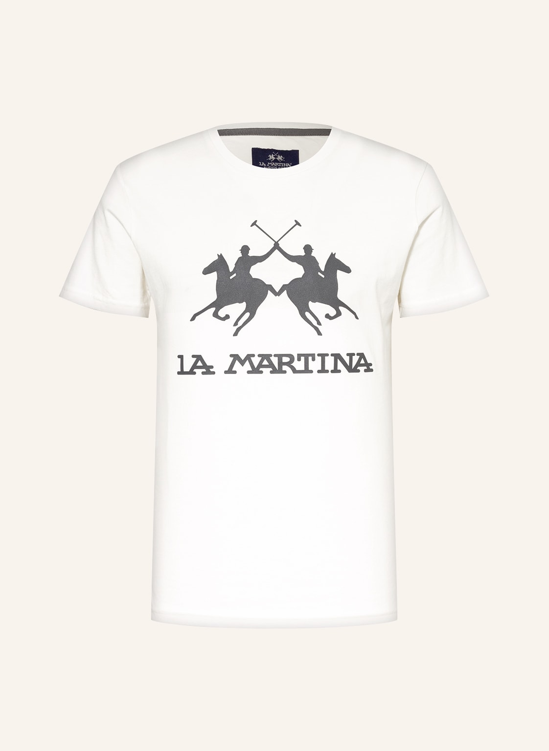 La Martina T-Shirt weiss von LA MARTINA