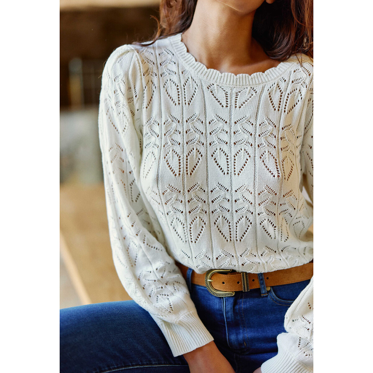 Pullover MAGY aus Ajourstrick von LA PETITE ETOILE